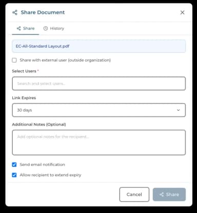 Share & Collaborate Documents